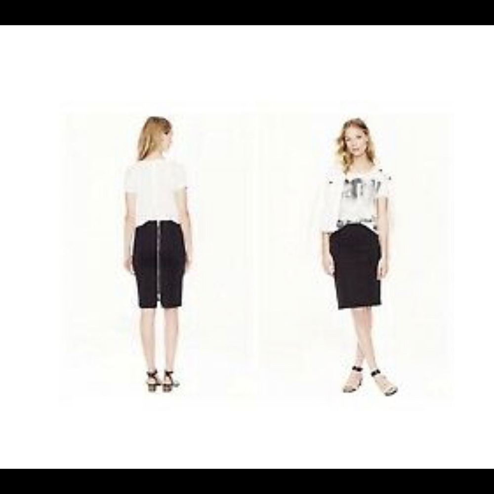 J. Crew Back Zipper Pencil Skirt